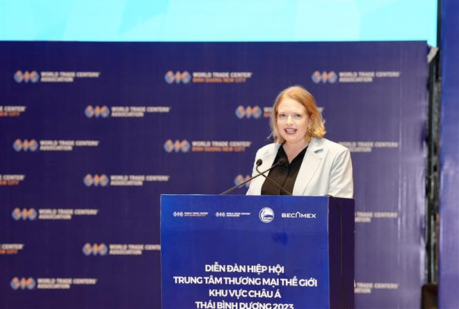 Diễn đàn Chuyển đổi Số hoạt động các Trung tâm Thương mại Thế giới ảnh 3