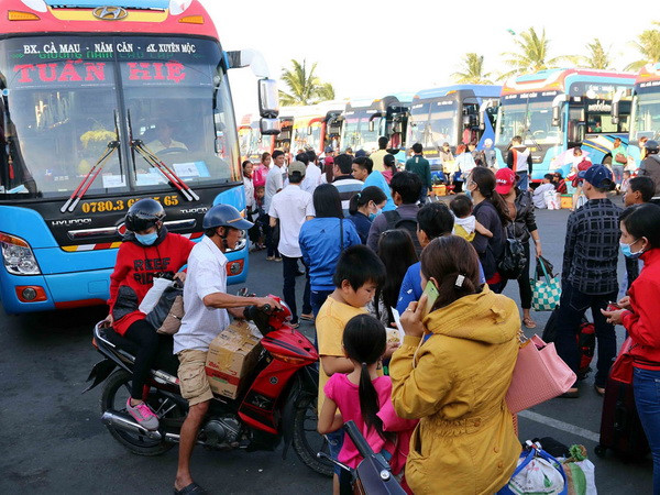 Lượng khách đi từ Cà Mau đến miền Tây và Đông Nam Bộ tăng cao ảnh 1