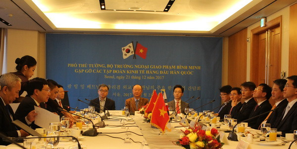 Các hoạt động của Phó Thủ tướng Phạm Bình Minh tại Hàn Quốc ảnh 5