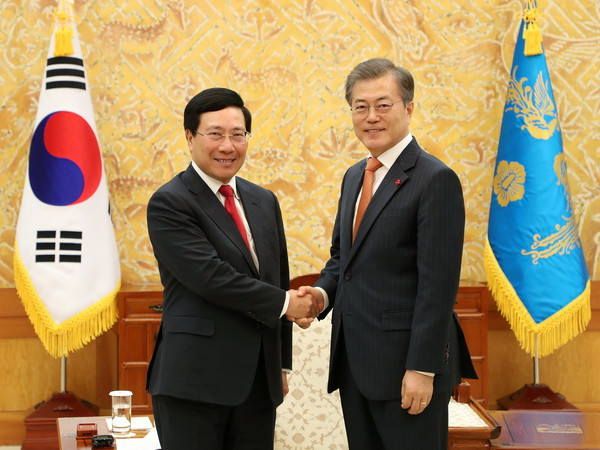 Các hoạt động của Phó Thủ tướng Phạm Bình Minh tại Hàn Quốc ảnh 1