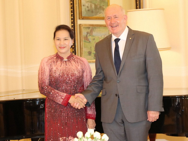 Chủ tịch Quốc hội Nguyễn Thị Kim Ngân hội kiến Toàn quyền Australia ảnh 1