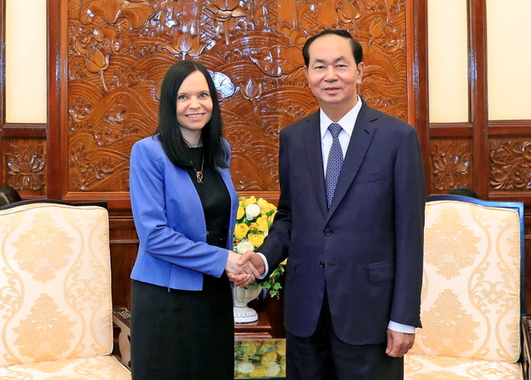 Chủ tịch nước Trần Đại Quang tiếp Đại sứ Ba Lan chào kết thúc nhiệm kỳ ảnh 1