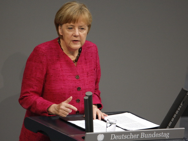 Thủ tướng Đức Angela Merkel. (Nguồn: AFP/TTXVN) Nước Đức để ngỏ khả năng sớm bình thường hóa quan hệ với Nga ảnh 1
