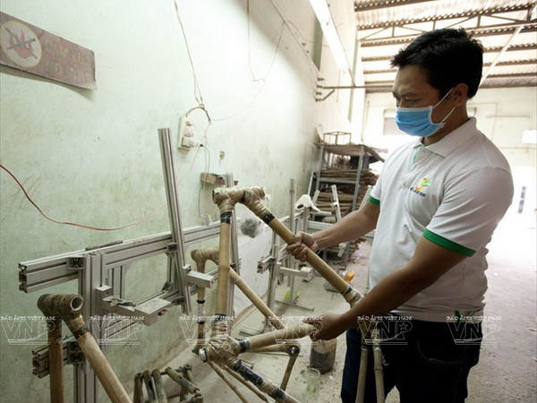 Xe đạp tre Việt - Sản phẩm độc đáo thu hút người tiêu dùng quốc tế ảnh 1