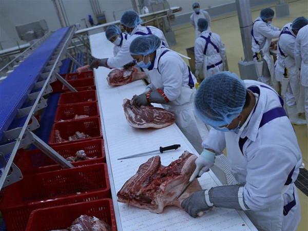 Khánh thành tổ hợp chế biến theo công nghệ thịt mát đầu tiên ảnh 1