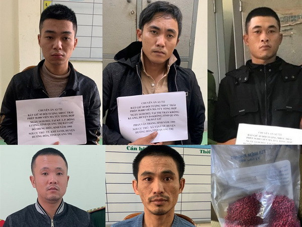 Quảng Trị: Bắt giữ 5 đối tượng vận chuyển trái phép 30.000 viên ma túy ảnh 1