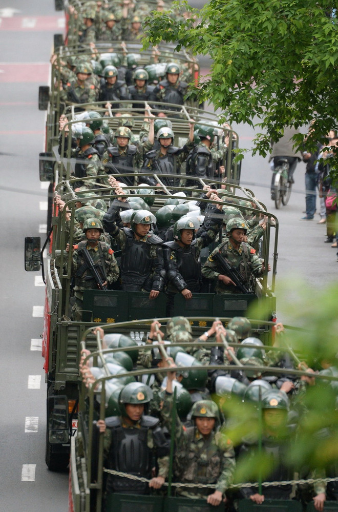 [Photo] Trung Quốc mở chiến dịch chống khủng bố ở Tân Cương ảnh 1