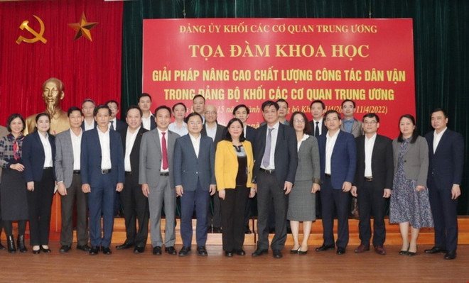 Nâng cao chất lượng công tác dân vận trong Đảng bộ Khối các cơ quan TW ảnh 2