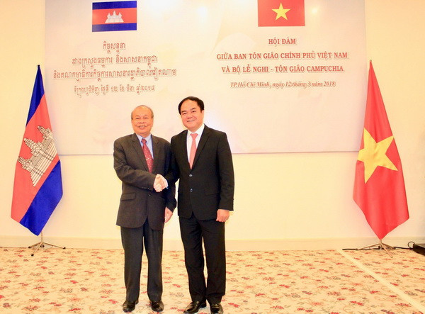 Việt Nam-Campuchia đẩy mạnh hợp tác quản lý nhà nước về tôn giáo ảnh 2