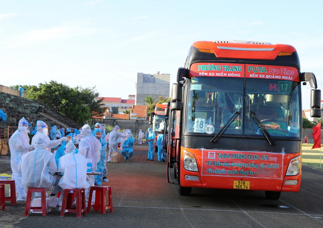 Các địa phương tổ chức xe đón công dân từ các tỉnh, thành phía Nam về ảnh 2