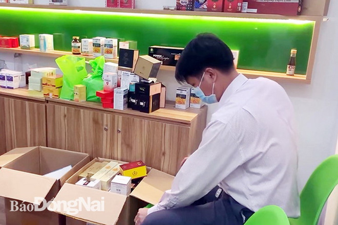 Xử phạt 76 triệu đồng một cơ sở bán thực phẩm chức năng không phép ảnh 1