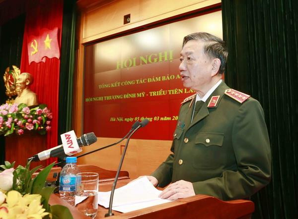 Bộ Công an tổng kết công tác phục vụ Thượng đỉnh Hoa Kỳ-Triều Tiên ảnh 1