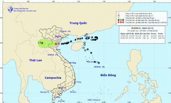 Bão số 4 đã suy yếu dần, chủ động đối phó với áp thấp nhiệt đới ảnh 1