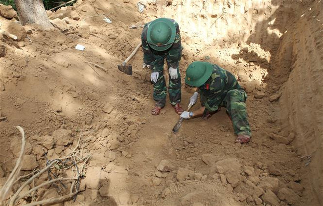 An táng 4 hài cốt liệt sỹ hy sinh trên chiến trường Quảng Trị ảnh 2