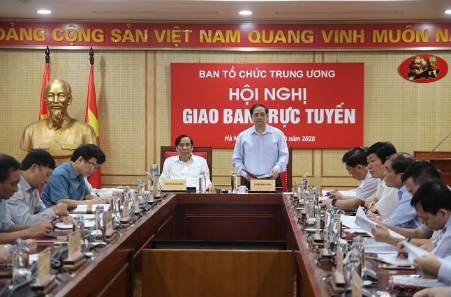 Giao ban trực tuyến ngành tổ chức xây dựng Đảng 9 tháng năm 2020 ảnh 1