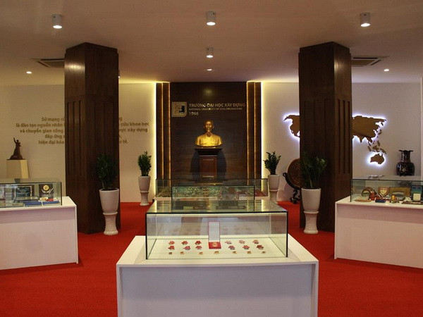 Phòng Truyền thống Trường Đại học Xây dựng. (Nguồn: nuce.edu.vn) Tập trung nâng cao chất lượng đào tạo nhân lực ngành xây dựng ảnh 1