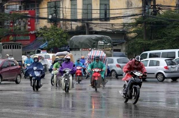 Các tỉnh Bắc Bộ và các tỉnh từ Thanh Hóa-Hà Tĩnh có mưa dông diện rộng. (Nguồn: TTXVN) Bắc Bộ và các tỉnh từ Thanh Hóa đến Hà Tĩnh có mưa dông diện rộng ảnh 1