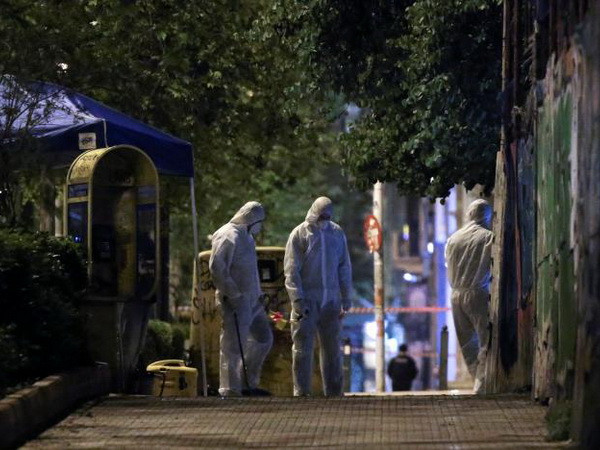 Đánh bom tại ngân hàng Eurobank ở trung tâm thủ đô Athens ảnh 1