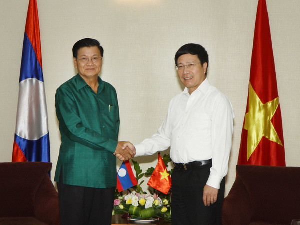 Việt Nam-Lào nỗ lực hoàn thành công tác phân giới cắm mốc ảnh 1