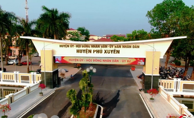 Trụ sở Huyện ủy-Hội đồng Nhân dân-Ủy ban Nhân dân huyện Phú Xuyên. (Nguồn: tienphong.vn) Hà Nội: Xem xét kỷ luật một số cán bộ, đảng viên và tổ chức Đảng ảnh 1