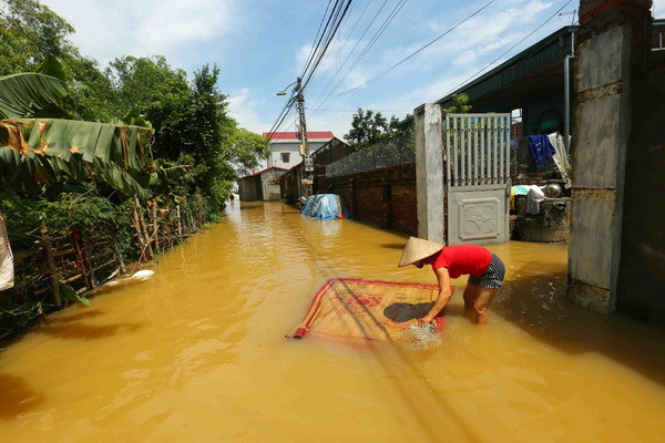 Hà Nội chủ động ứng phó với mực nước nhiều sông tăng nhanh ảnh 1