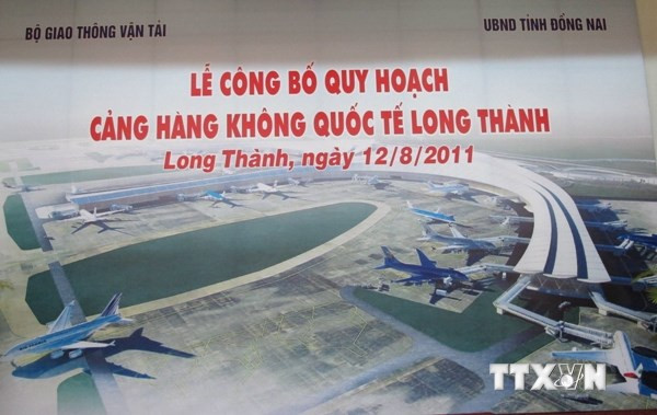 Lễ công bố quy hoạch Cảng hàng không Quốc tế Long Thành (Ảnh TTXVN) Quốc hội "nóng" với dự án Cảng hàng không quốc tế Long Thành ảnh 2