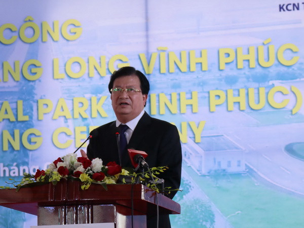 Phó Thủ tướng dự khởi công Khu công nghiệp Thăng Long Vĩnh Phúc ảnh 2