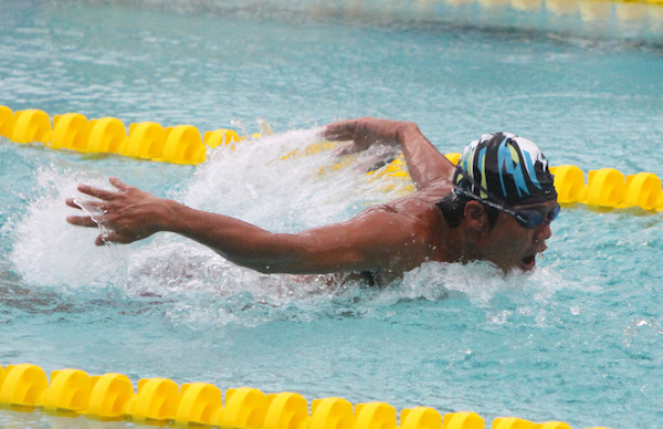 Kình ngư Võ Thanh Tùng. (Ảnh: Ngọc Trường/TTXVN) Paralympic: Kình ngư Võ Thanh Tùng vào chung kết 50m bơi bướm nam ảnh 1