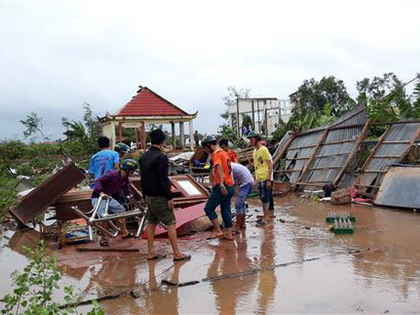 Bão số 1 làm 1 người chết, 1 người mất tích và 6 người bị thương ảnh 1