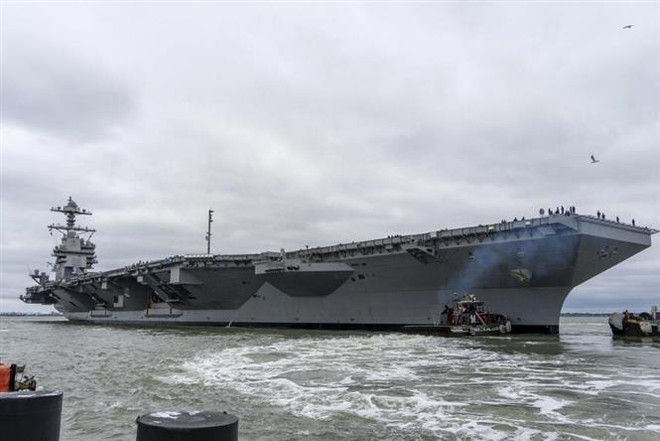 Mỹ đưa tàu sân bay USS Gerald R. Ford đến Địa Trung Hải ảnh 1