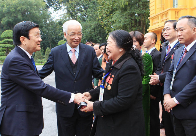 Chủ tịch nước tiếp Đoàn doanh nghiệp nhỏ và vừa tiêu biểu ảnh 1