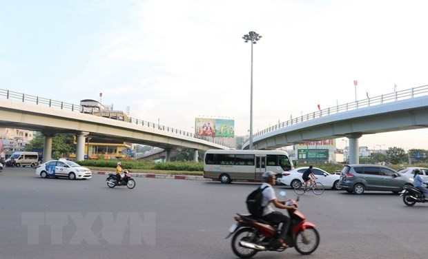 Nút giao Nguyễn Thái Sơn-Nguyễn Kiệm ở Thành phố Hồ Chí Minh. (Ảnh: Tiến Lực/TTXVN) Khó khăn trong triển khai dự án hạ tầng giao thông tại TP.HCM ảnh 1