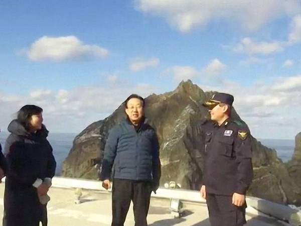 Nhật Bản phản đối quan chức Hàn Quốc thăm nhóm đảo tranh chấp ảnh 1