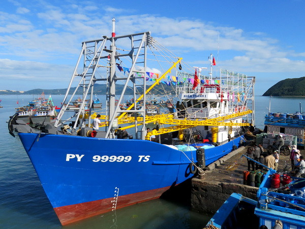 Tàu cá vỏ thép của ngư dân Phú Yên được mùa chuyến biển đầu tiên ảnh 1