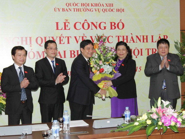 Công bố Nghị quyết về việc thành lập Nhóm đại biểu Quốc hội trẻ ảnh 1