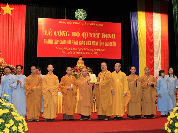 Chính thức thành lập Giáo hội Phật giáo Việt Nam tỉnh Lai Châu ảnh 1