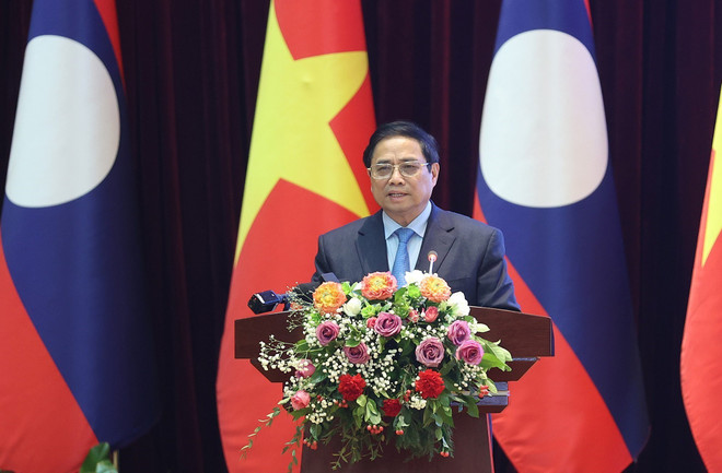 Thủ tướng đồng chủ trì Hội nghị Hợp tác đầu tư Việt Nam-Lào ảnh 3