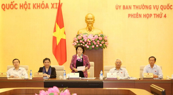 Bế mạc Phiên họp thứ Tư của Ủy ban Thường vụ Quốc hội khóa XIV ảnh 1