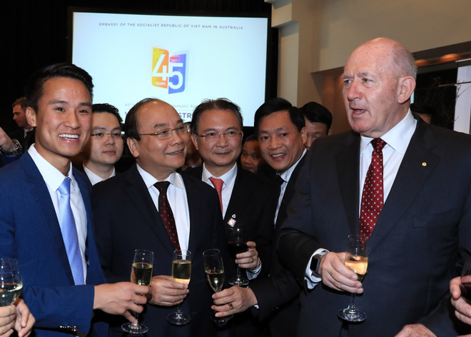 Thủ tướng và Toàn Quyền Australia dự tiệc 45 năm lập quan hệ hai nước ảnh 1