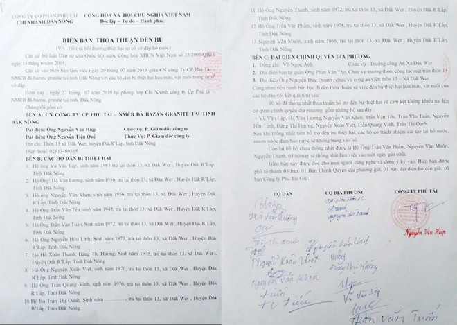 Bồi thường cho người dân bị thiệt hại do vỡ đập chứa nước thải ảnh 1