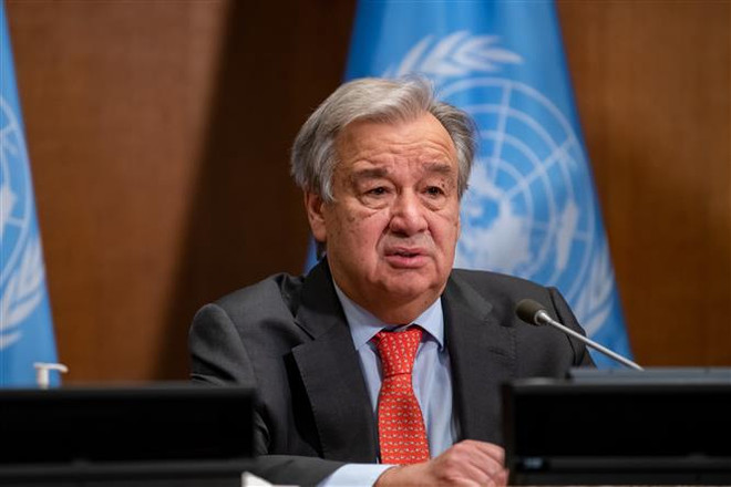 Tổng Thư ký Liên hợp quốc Antonio Guterres. (Ảnh: THX/TTXVN) Sứ mệnh của Liên hợp quốc và 4 mục tiêu chưa thể hoàn thành ảnh 1