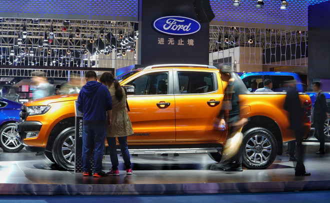 Mẫu ôtô của hãng Ford. (Ảnh: THX/TTXVN) Brexit không thỏa thuận có thể tác động xấu đến ngành ôtô châu Âu ảnh 1