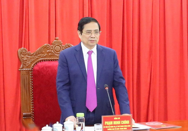 Ông Phạm Minh Chính làm việc với Ban Thường vụ Tỉnh ủy Gia Lai ảnh 1