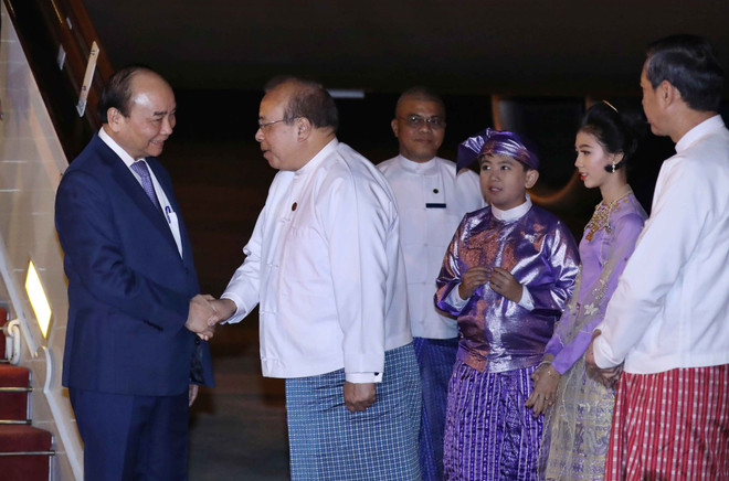 Thủ tướng Nguyễn Xuân Phúc bắt đầu thăm chính thức Myanmar ảnh 1