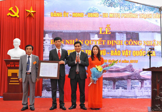 Hà Nội đón bằng Bảo vật quốc gia tượng Huyền Thiên Trấn Vũ ảnh 1