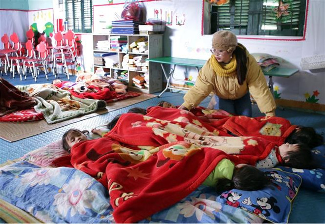 Vùng cao Lai Châu chủ động phòng, chống rét cho học sinh ảnh 3
