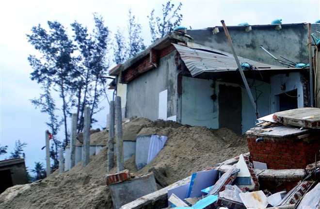 Khẩn trương khắc phục sạt lở bờ biển ở thành phố Hội An ảnh 2