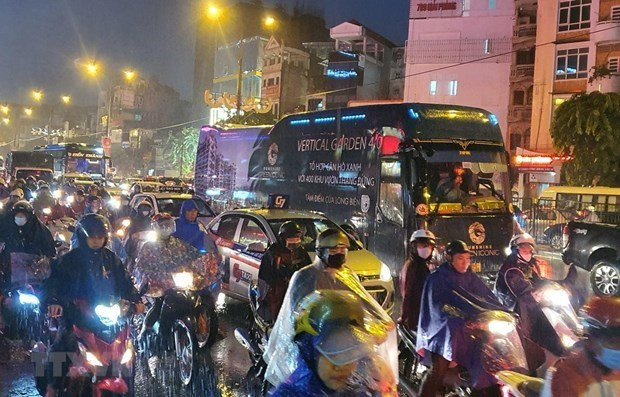 Ảnh minh họa. (Nguồn: TTXVN) Đêm 24/11, vùng biển từ Bình Thuận đến Cà Mau có mưa rào và dông ảnh 1