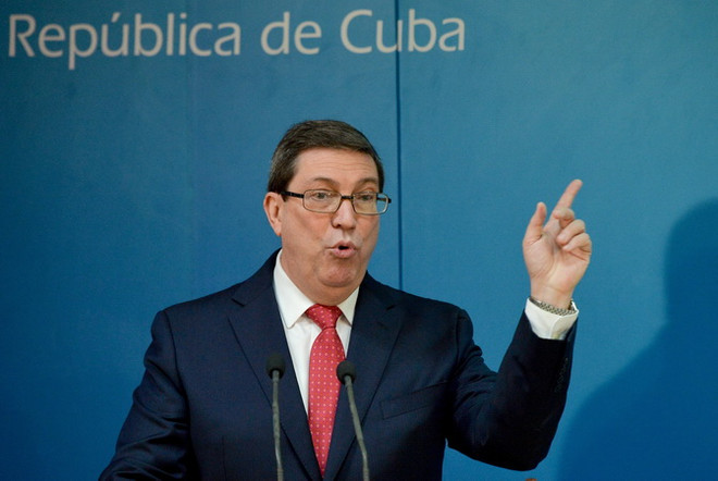 Ngoại trưởng Bruno Rodriguez. (Ảnh: AFP/TTXVN) Cuba tố cáo Đại sứ quán Mỹ tại La Habana can thiệp nội bộ ảnh 1