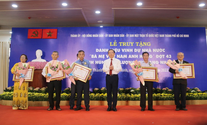 TP.HCM: Truy tặng danh hiệu cho 5 Bà mẹ Việt Nam Anh hùng ảnh 1